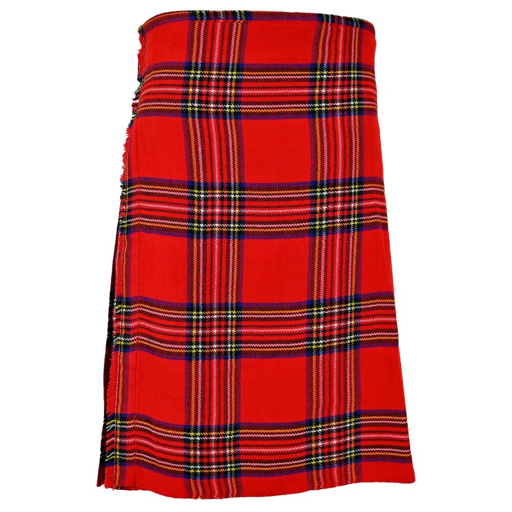 Men’s Authentic Red Tartan Kilt Scottish Highland Festival